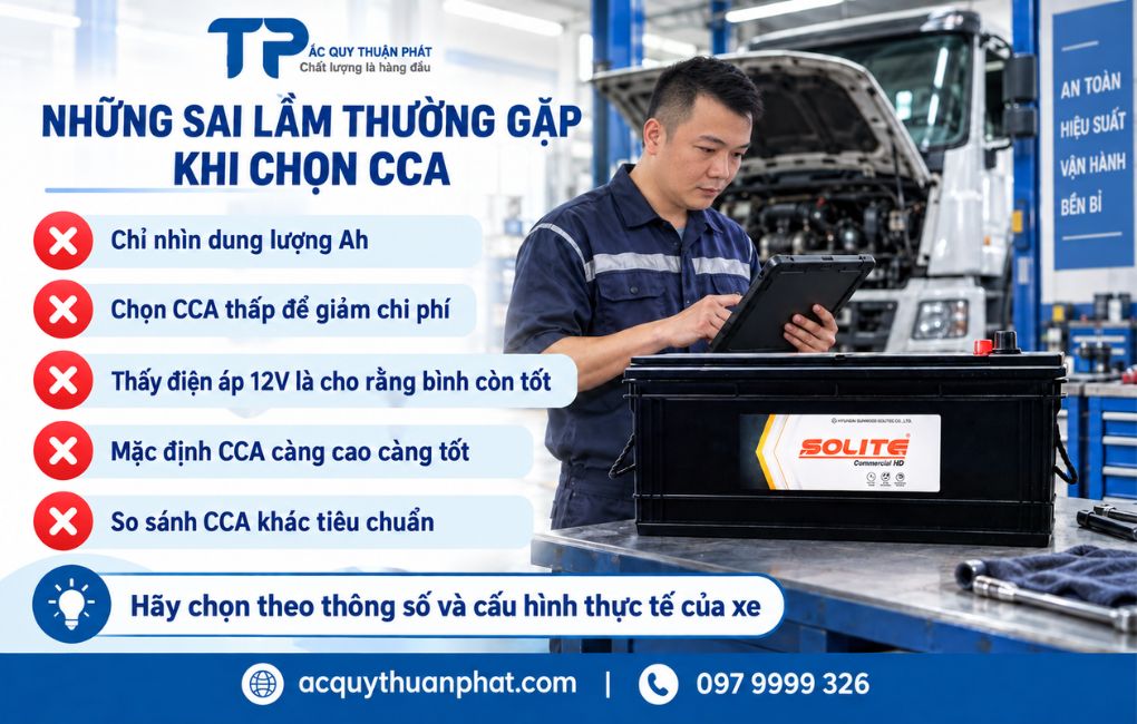 Những sai lầm thường gặp khi chọn CCA