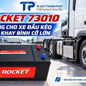 Rocket 73010 dùng xe Đầu Kéo có khay bình cỡ lớn
