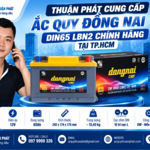 Thuận Phát cung cấp ắc quy Đồng Nai DIN65 LBN2 chính hãng