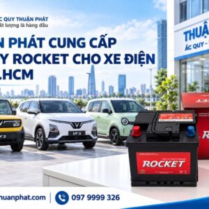 Thuận Phát cung cấp ắc quy Rocket cho xe điện tại TPHCM
