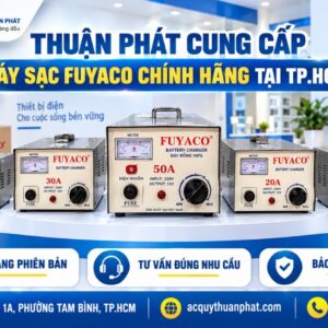 Thuận Phát cung cấp máy sạc Fuyaco chính hãng tại TPHCM