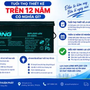 Tuổi thọ thiết kế trên 12 năm có ý nghĩa gì