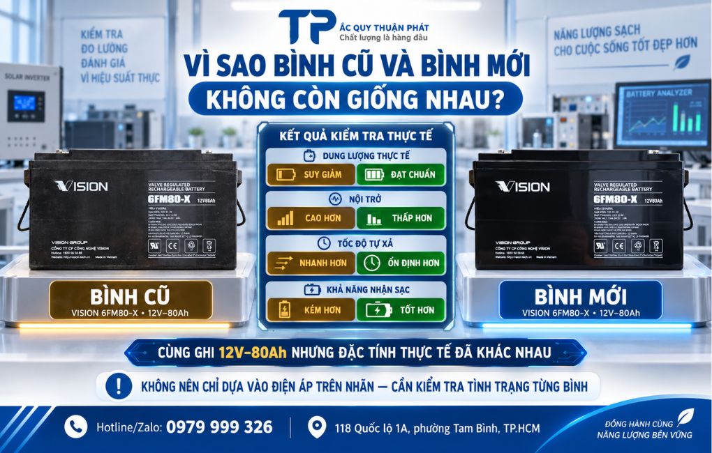 Vì sao bình cũ và bình mới không còn giống nhau
