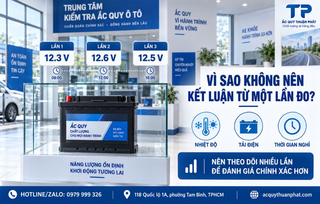Vì sao không nên kết luận từ một lần đo