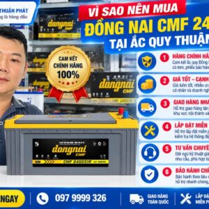 Vì sao nên mua ắc quy Đồng Nai CMF 245G51R tại Thuận Phát