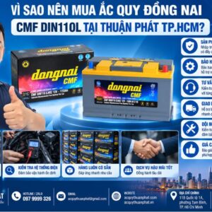 Vì sao nên mua ắc quy Đồng Nai DIN110L tại Thuận Phát