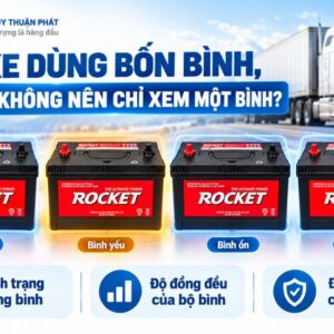 Với xe bốn bình vì sao không nên chỉ xem một bình