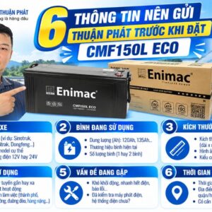 6 thông tin nên gởi Thuận Phát trước khi đặt CMF150 ECO