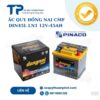 Ắc Quy Đồng Nai CMF DIN45L LN1 12V - 45AH