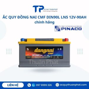 Ắc Quy Đồng Nai CMF DIN90L LN5 12V - 90AH chính hãng