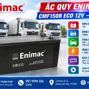 Ắc Quy Enimac CMF150R Eco 12V - 150AH dùng xe tải