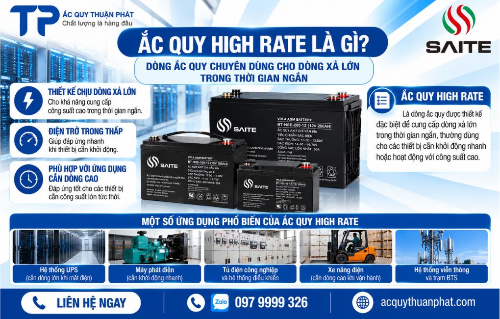 Ắc Quy High Rate là gì