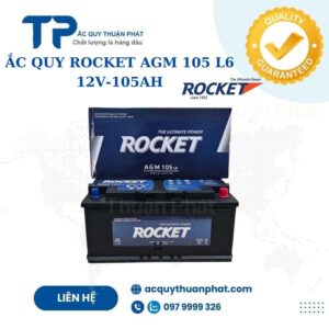 Ắc Quy Rocket AGM 105 L6 12V - 105AH