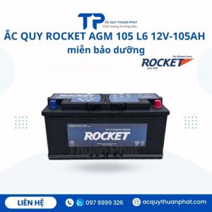 Alternative view of ẮC QUY ROCKET AGM 105 L6 12V-105AH