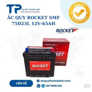 Ắc Quy Rocket SMF 75D23L 12V-65AH