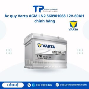 Ắc Quy Varta AGM LN2 560901068 12V-60AH chính hãng