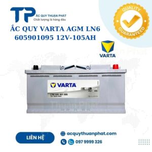 Ắc Quy Varta AGM LN6 605901095 12V-105AH