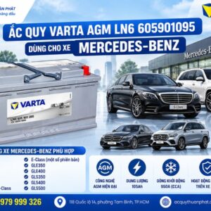 Ắc Quy Varta AGM trên Varta LN6 dùng xe Mercedes Benz
