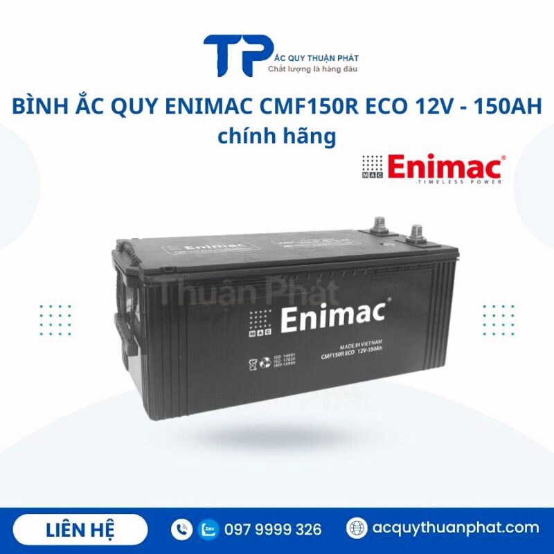 Bình ắc quy Enimac CMF150R Eco 12V - 150AH chính hãng