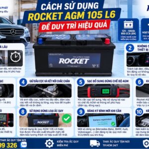 Cách sử dụng Rocket AGM 105 L6 để duy trì hiệu quả