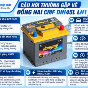 Câu hỏi thường gặp ắc quy Đồng Nai DIN45L LN1