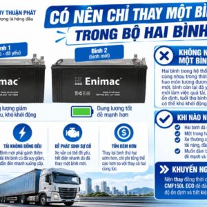 Có nên chỉ thay một bình trong bộ hai bình