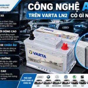 Công nghệ AGM trên Varta LN2 có gì nổi bật