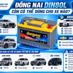 Đồng Nai DIN80L còn có thể sử dụng cho xe nào