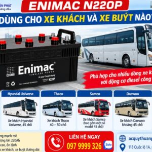 Enimac N220P dùng cho xe khách và xe buýt nào