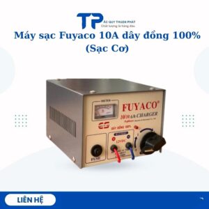 Máy sạc Fuyaco 10A dây đồng 100%