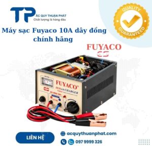 Máy sạc Fuyaco 10A dây đồng chính hãng