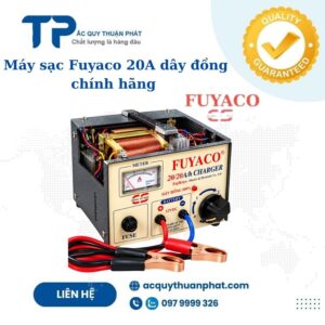 Máy sạc Fuyaco 20A dây đồng chính hãng