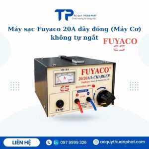 Máy sạc Fuyaco 20A dây đồng Máy Cơ