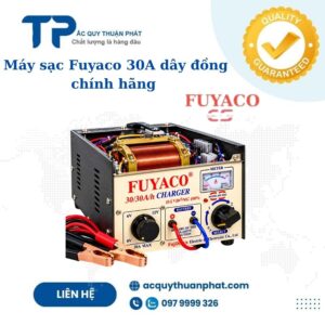 Máy sạc Fuyaco 30A dây đồng chính hãng