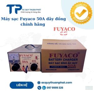 Máy sạc Fuyaco 50A dây đồng