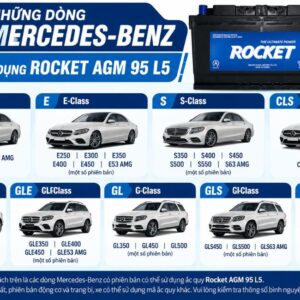 Mercedes Benz có thể sử dụng Rocket 95AH L5