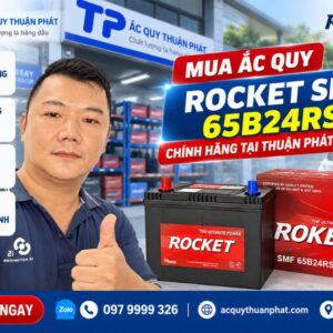 Mua ắc quy Rocket SMF 65B24RS tại Thuận Phát