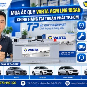 Mua ắc quy Varta AGM LN6 105AH chính hãng tại Thuận Phát