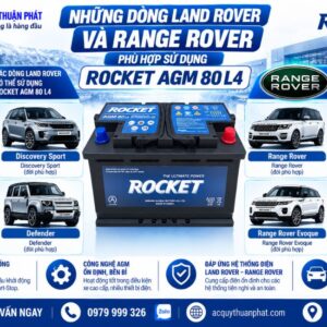 Những dòng Land Rover và Range Rover sử dụng Rocket AGM L4