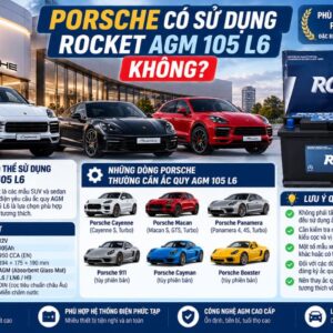 Porsche có sử dụng Rocket AGM 105 L6 không