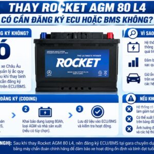 Thay Rocket AGM 80 L4 có cần đăng ký Ecu hoặc BMS không