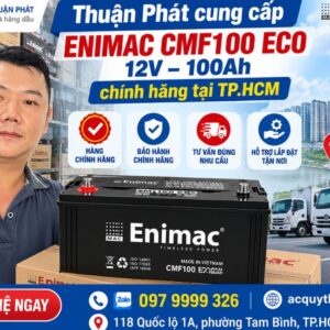 Thuận Phát cung cấp Enimac CMF100 Eco 12V - 100AH