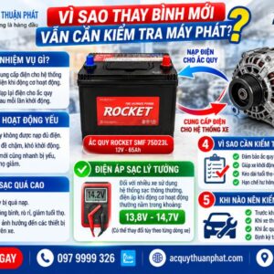 Vì sao thay bình mới vẫn cần kiểm tra máy phát