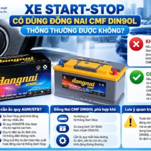 Xe Start-Stop có dùng Đồng Nai CMF DIN90L